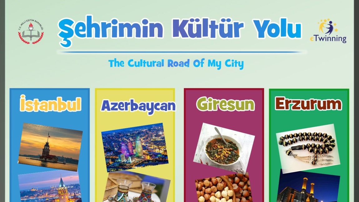 Arapça Öğretmenimiz Büşra Ebru ŞAHİN Koordinatörlüğünde Katıldığımız “Şehrimin Kültür Yolu / The Cultural Road Of My City” e-Twinning Projesi Uygulanmaya Başladı